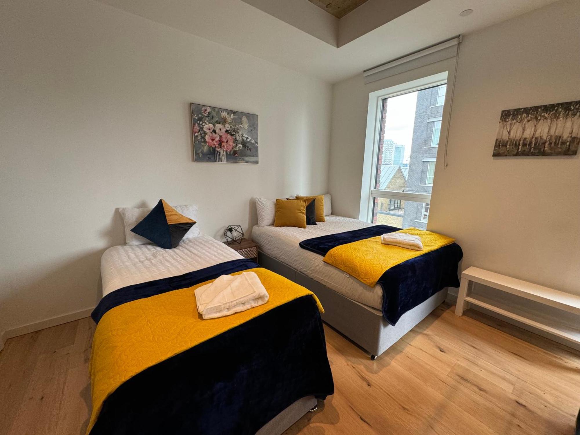 Apartament London Luxury Flat With Balcony, River View, O2 Arena, Excel, Canary Wharf, Station Zewnętrze zdjęcie